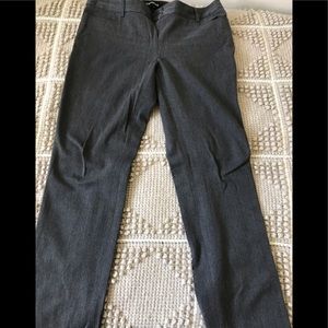 Express Columnist Sz 8 Grey Work Pant